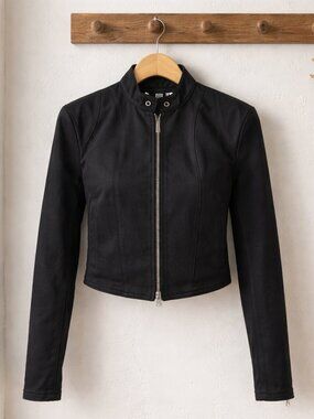 Alo Yoga Black Moto Jacket Size Small